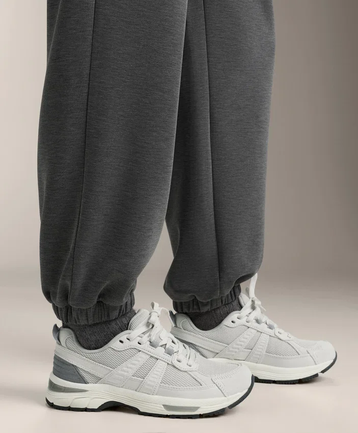 Joggings en modal chiné brossé Joggings en modal chiné brossé