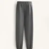 Joggings en modal chiné brossé Joggings en modal chiné brossé