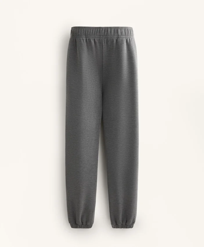 Joggings en modal chiné brossé Joggings en modal chiné brossé