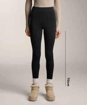 Leggings chauds, taille haute de 70 cm, longueur cheville