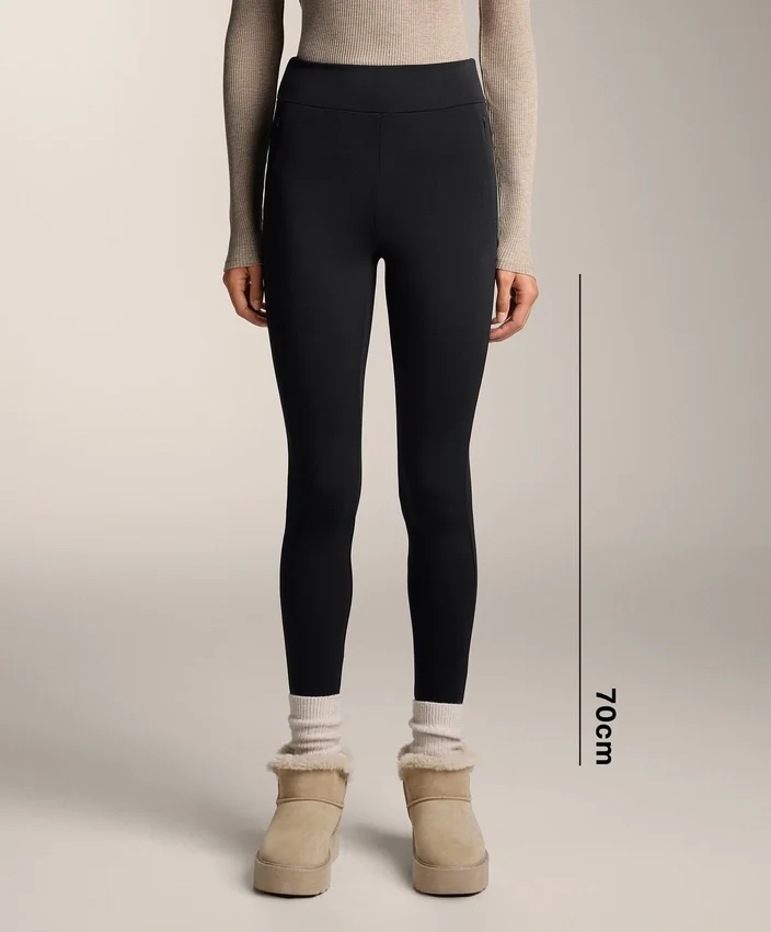 Leggings chauds, taille haute de 70 cm, longueur cheville Leggings chauds, taille haute de 70 cm, longueur cheville