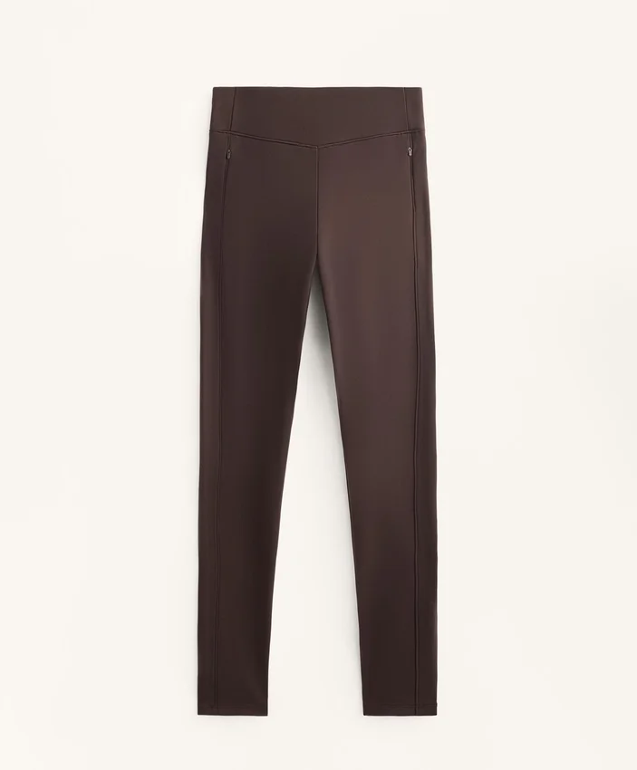 Leggings chauds taille haute, longueur cheville, avec poches, 70 cm Leggings chauds taille haute, longueur cheville, avec poches, 70 cm