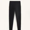 Leggings chauds taille haute, longueur cheville, avec poches, 70 cm