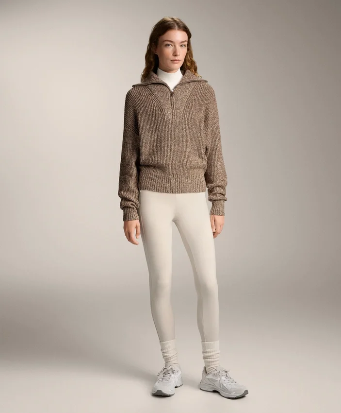 Leggings chauds taille haute, longueur cheville, avec poches, 70 cm Leggings chauds taille haute, longueur cheville, avec poches, 70 cm