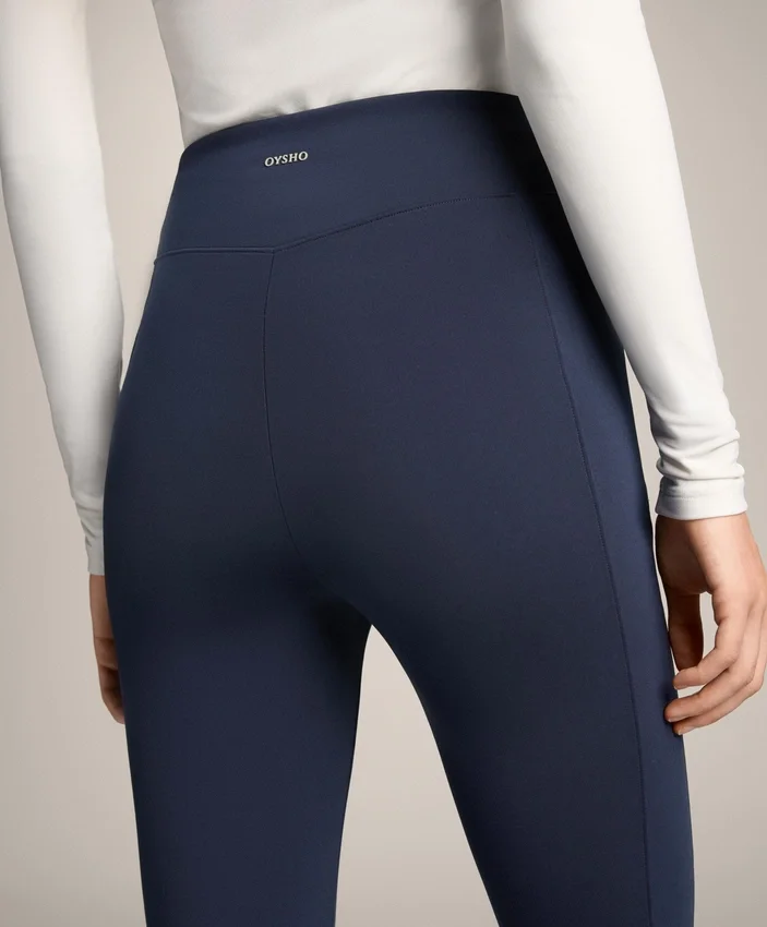 Leggings chauds taille haute, longueur cheville, avec poches, 70 cm Leggings chauds taille haute, longueur cheville, avec poches, 70 cm