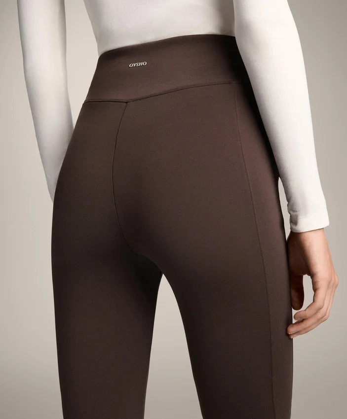Leggings chauds taille haute, longueur cheville, avec poches, 70 cm Leggings chauds taille haute, longueur cheville, avec poches, 70 cm