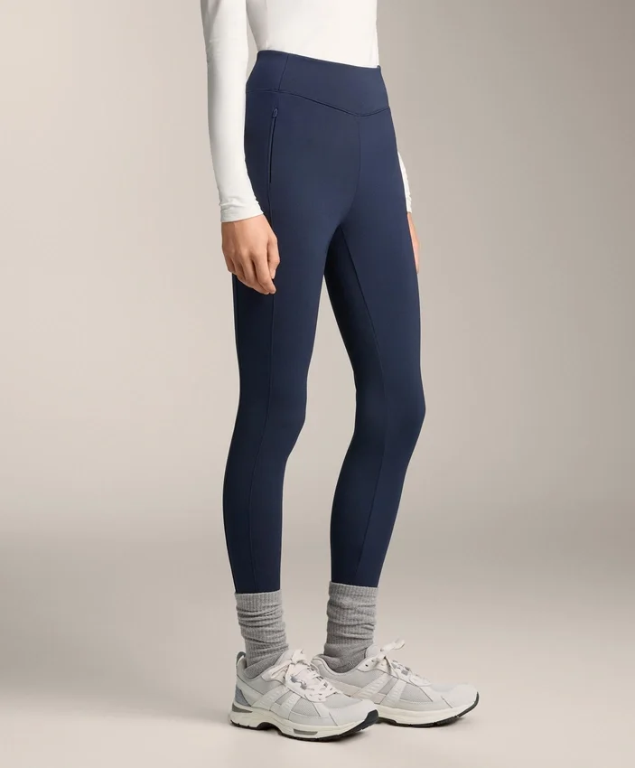 Leggings chauds taille haute, longueur cheville, avec poches, 70 cm Leggings chauds taille haute, longueur cheville, avec poches, 70 cm