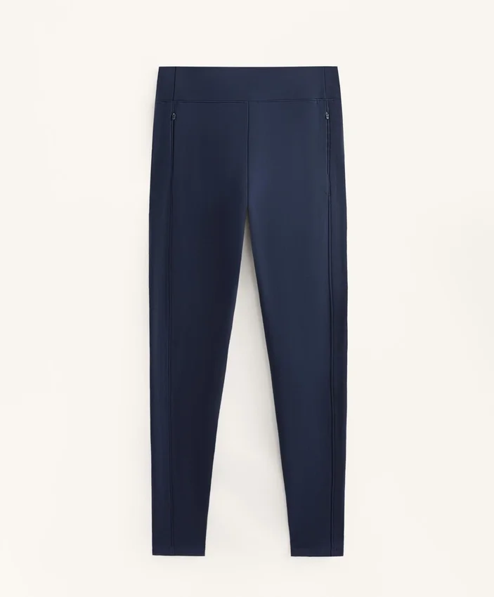 Leggings chauds taille haute, longueur cheville, avec poches, 70 cm Leggings chauds taille haute, longueur cheville, avec poches, 70 cm
