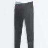Leggings Comfortlux à taille en V et contraste, longueur cheville Leggings Comfortlux à taille en V et contraste, longueur cheville
