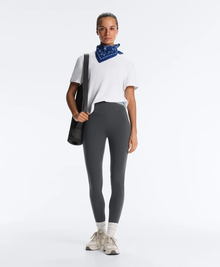Leggings Comfortlux à taille en V et contraste, longueur cheville Leggings Comfortlux à taille en V et contraste, longueur cheville