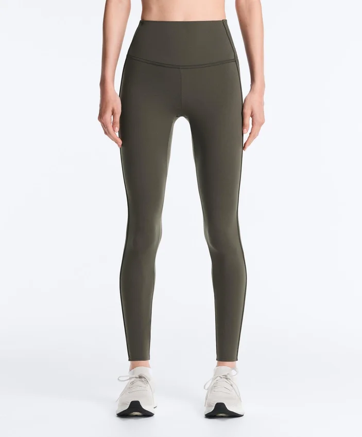 Leggings Comfortlux taille haute à bord-côtes, longueur cheville Leggings Comfortlux taille haute à bord-côtes, longueur cheville