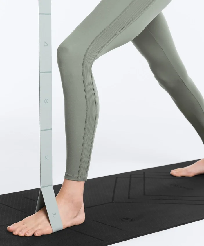 Leggings Comfortlux taille haute à bord-côtes, longueur cheville Leggings Comfortlux taille haute à bord-côtes, longueur cheville