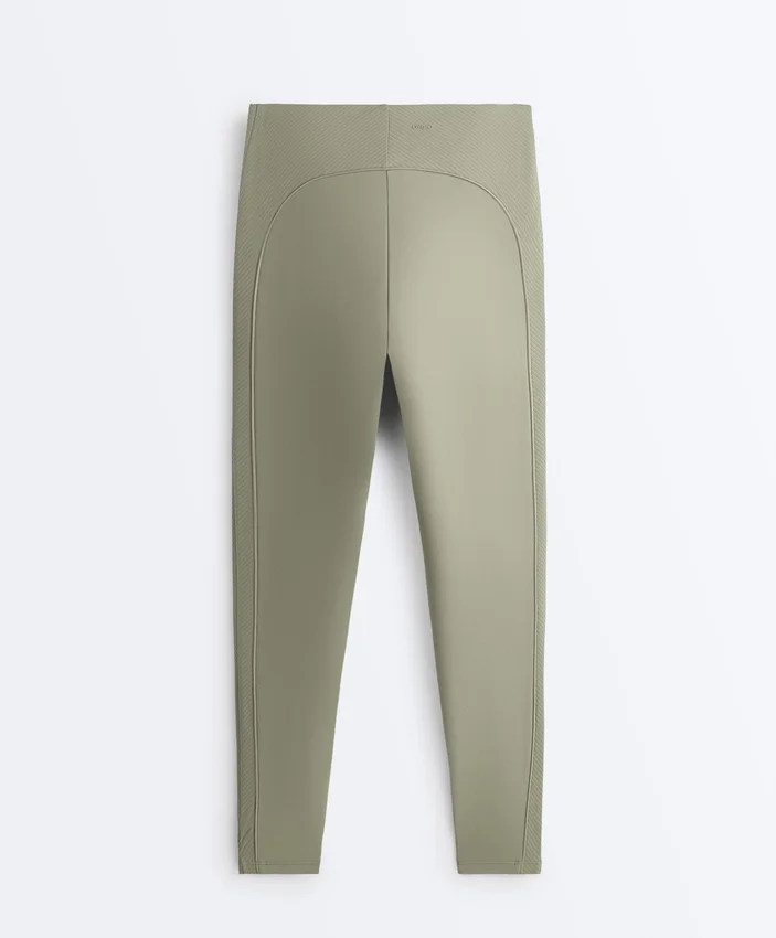Leggings Comfortlux taille haute à côtes, longueur cheville Leggings Comfortlux taille haute à côtes, longueur cheville