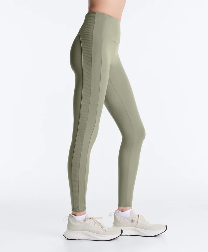 Leggings Comfortlux taille haute à côtes, longueur cheville Leggings Comfortlux taille haute à côtes, longueur cheville