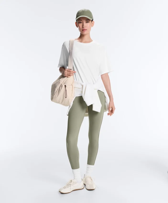Leggings Comfortlux taille haute à côtes, longueur cheville Leggings Comfortlux taille haute à côtes, longueur cheville