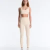 Leggings Comfortlux à taille haute et côtes, longueur cheville, 65 cm Leggings Comfortlux à taille haute et côtes, longueur cheville, 65 cm