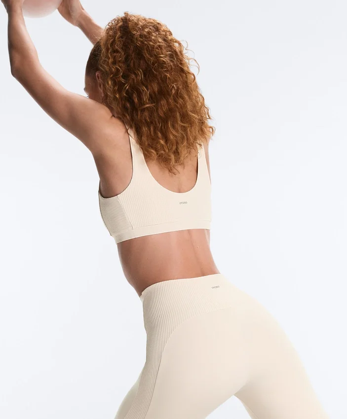 Leggings Comfortlux à taille haute et côtes, longueur cheville, 65 cm Leggings Comfortlux à taille haute et côtes, longueur cheville, 65 cm