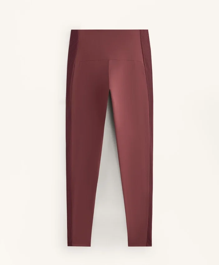 Leggings Comfortlux à taille haute et longueur cheville, en tissu côtelé Leggings Comfortlux à taille haute et longueur cheville, en tissu côtelé