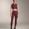 Leggings Comfortlux à taille haute et longueur cheville, en tissu côtelé Leggings Comfortlux à taille haute et longueur cheville, en tissu côtelé