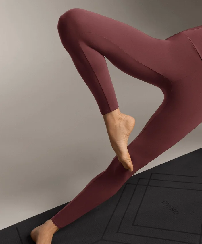 Leggings Comfortlux à taille haute et longueur cheville, en tissu côtelé Leggings Comfortlux à taille haute et longueur cheville, en tissu côtelé