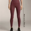 Leggings Comfortlux à taille haute et longueur cheville, en tissu côtelé Leggings Comfortlux à taille haute et longueur cheville, en tissu côtelé