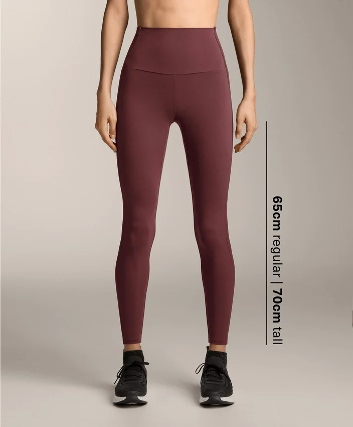 Leggings Comfortlux à taille haute et longueur cheville, en tissu côtelé Leggings Comfortlux à taille haute et longueur cheville, en tissu côtelé