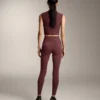 Leggings Comfortlux à taille haute et longueur cheville, en tissu côtelé Leggings Comfortlux à taille haute et longueur cheville, en tissu côtelé