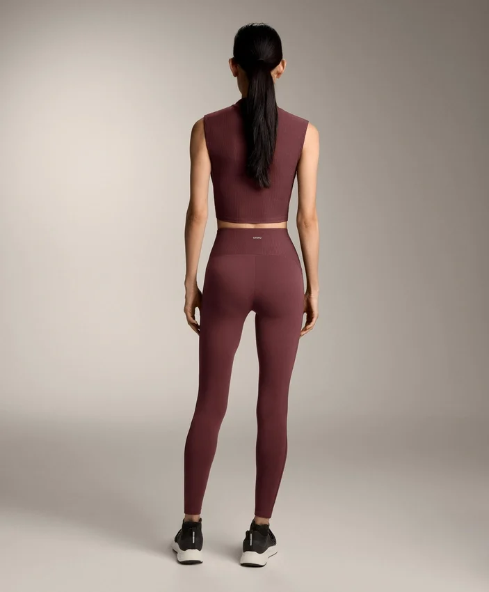Leggings Comfortlux à taille haute et longueur cheville, en tissu côtelé Leggings Comfortlux à taille haute et longueur cheville, en tissu côtelé