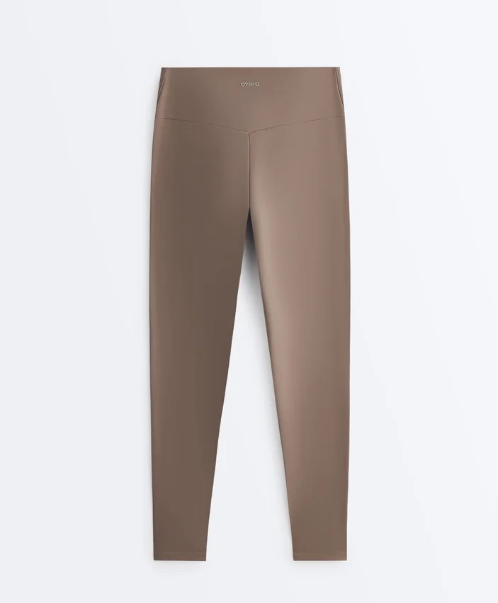 Leggings Comfortlux taille haute à ourlet ajouré, longueur cheville Leggings Comfortlux taille haute à ourlet ajouré, longueur cheville