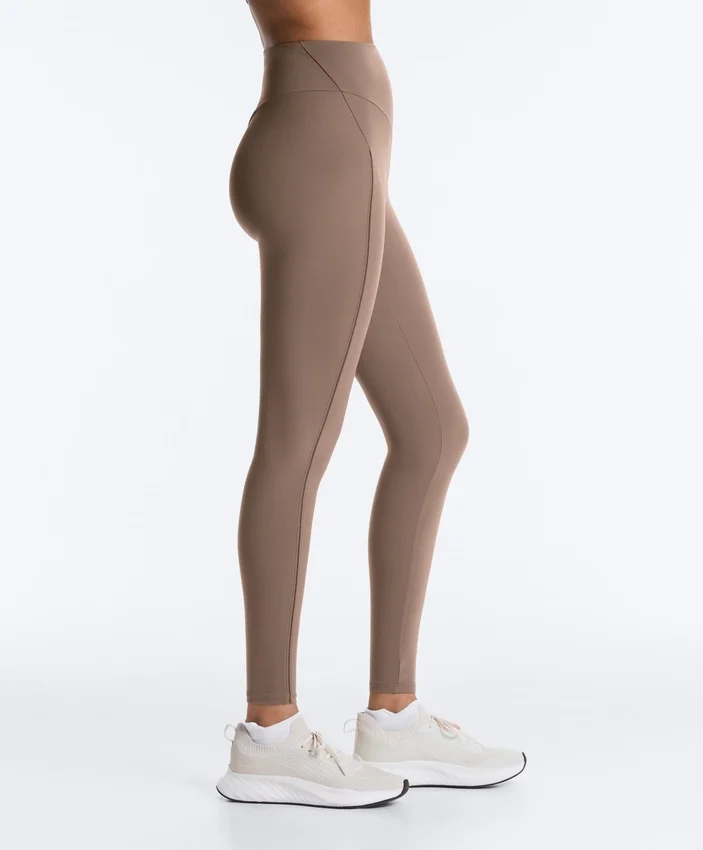 Leggings Comfortlux taille haute à ourlet ajouré, longueur cheville Leggings Comfortlux taille haute à ourlet ajouré, longueur cheville