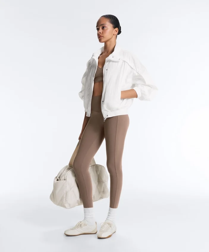 Leggings Comfortlux taille haute à ourlet ajouré, longueur cheville Leggings Comfortlux taille haute à ourlet ajouré, longueur cheville