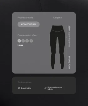 Leggings Comfortlux taille très haute, longueur cheville Leggings Comfortlux taille très haute, longueur cheville