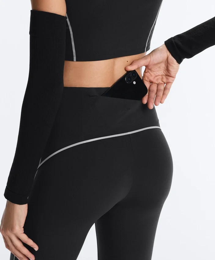 Leggings compressifs réfléchissants à taille haute et Core Control, longueur cheville Leggings compressifs réfléchissants à taille haute et Core Control, longueur cheville