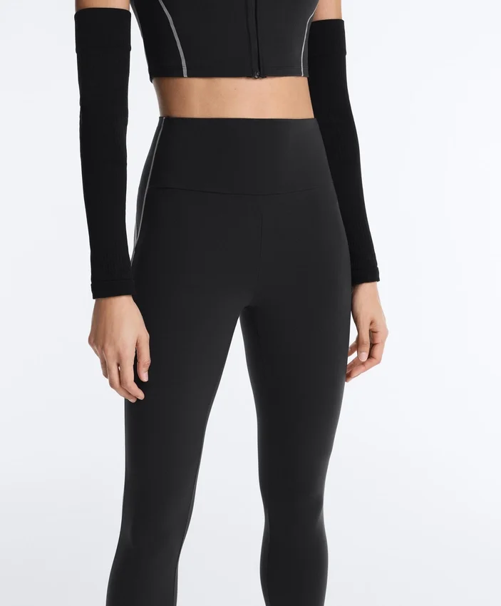 Leggings compressifs réfléchissants à taille haute et Core Control, longueur cheville Leggings compressifs réfléchissants à taille haute et Core Control, longueur cheville