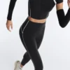 Leggings compressifs réfléchissants à taille haute et Core Control, longueur cheville Leggings compressifs réfléchissants à taille haute et Core Control, longueur cheville