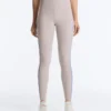 Leggings compressifs taille haute à contraste, longueur cheville Leggings compressifs taille haute à contraste, longueur cheville