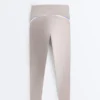 Leggings compressifs taille haute à contraste, longueur cheville Leggings compressifs taille haute à contraste, longueur cheville