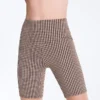 Leggings cycliste à taille haute Comfortlux 20 cm à carreaux vichy Leggings cycliste à taille haute Comfortlux 20 cm à carreaux vichy
