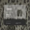 Leggings de cyclisme Evermove taille haute 20 cm à imprimé léopard