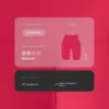 Leggings de cyclisme Evermove à taille haute de 20 cm Leggings de cyclisme Evermove à taille haute de 20 cm