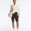 Leggings de cyclisme à taille haute avec Core Control 25 cm