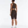 Leggings de cyclisme à taille haute avec Core Control 25 cm