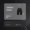 Leggings de cyclisme à taille haute et poches compressives, 20 cm Leggings de cyclisme à taille haute et poches compressives, 20 cm