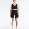 Leggings de cyclisme à taille haute et poches compressives, 20 cm Leggings de cyclisme à taille haute et poches compressives, 20 cm