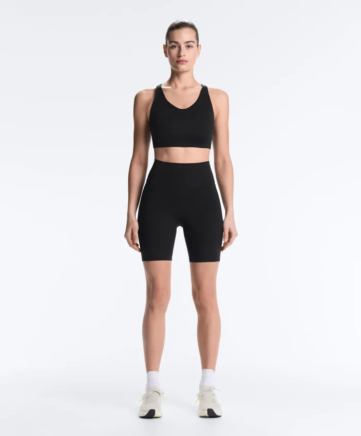 Leggings de cyclisme à taille haute et poches compressives, 20 cm Leggings de cyclisme à taille haute et poches compressives, 20 cm