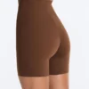 Leggings de cycliste taille haute invisible découpé au laser Leggings de cycliste taille haute invisible découpé au laser