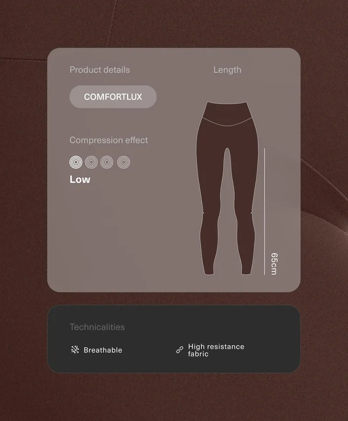 Leggings de grossesse Comfortlux 65 cm Leggings de grossesse Comfortlux 65 cm