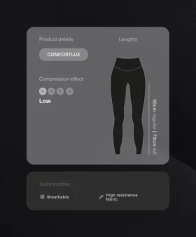 Leggings de grossesse Comfortlux 65 cm
