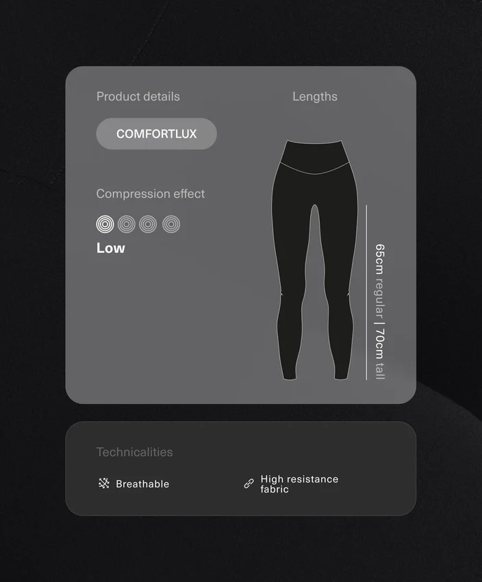 Leggings de grossesse Comfortlux 65 cm Leggings de grossesse Comfortlux 65 cm