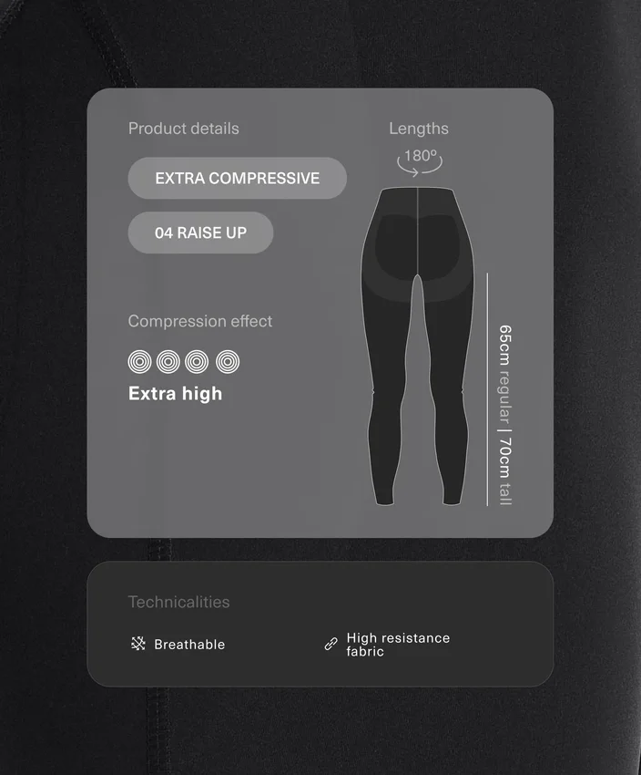 Leggings extra-compressifs Raise Up jusqu’aux chevilles Leggings extra-compressifs Raise Up jusqu’aux chevilles